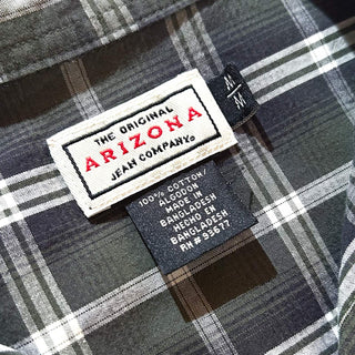00's Arizona チェック ボタンダウン L/Sシャツ