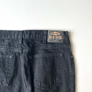 ～00's OLD NAVY テーパード ブラック デニム パンツ