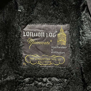 ～70's London Fog ブラック ボアライナー ステンカラー コート