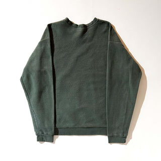 90's "made in USA" LANDS' END 鹿の子 無地 スウェット シャツ