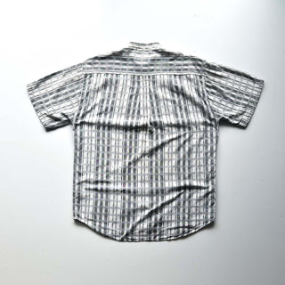 90's～ BOGARI STUDIO "made in ITALY" スタンドカラー S/Sシャツ