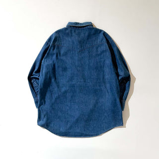 70's～80's "made in USA" LEE デニム ウエスタン L/Sシャツ