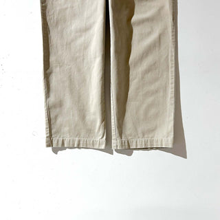 90's～ OLD RALPH LAUREN "ANDREW PANT" ベージュ ２タック チノ パンツ