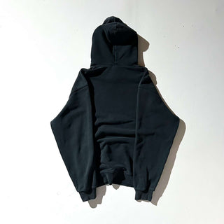 00's adidas ブラック センターロゴ スウェット パーカ