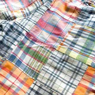 00's パッチワーク マドラス×コットンブロード リバーシブル ショーツ