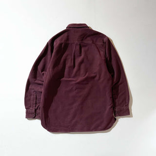 90's L.L.Bean シャモア L/Sシャツ(ワインレッド)