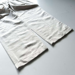 00's DOCKERS コットン×リネン ２タック ワイド スラックス