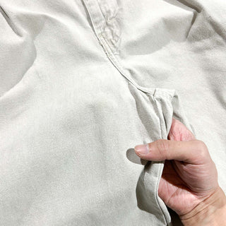 90's BRITTANIA オフホワイト キャンバス 3タック スラックス