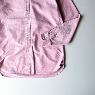 90's～ OLD RALPH LAUREN "classic fit" ダスティローズ オックスフォード ボタンダウン L/Sシャツ
