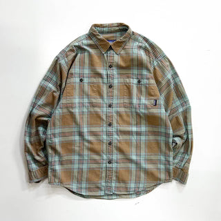 Patagonia オーガニックコットン レギュラー チェック L/Sシャツ