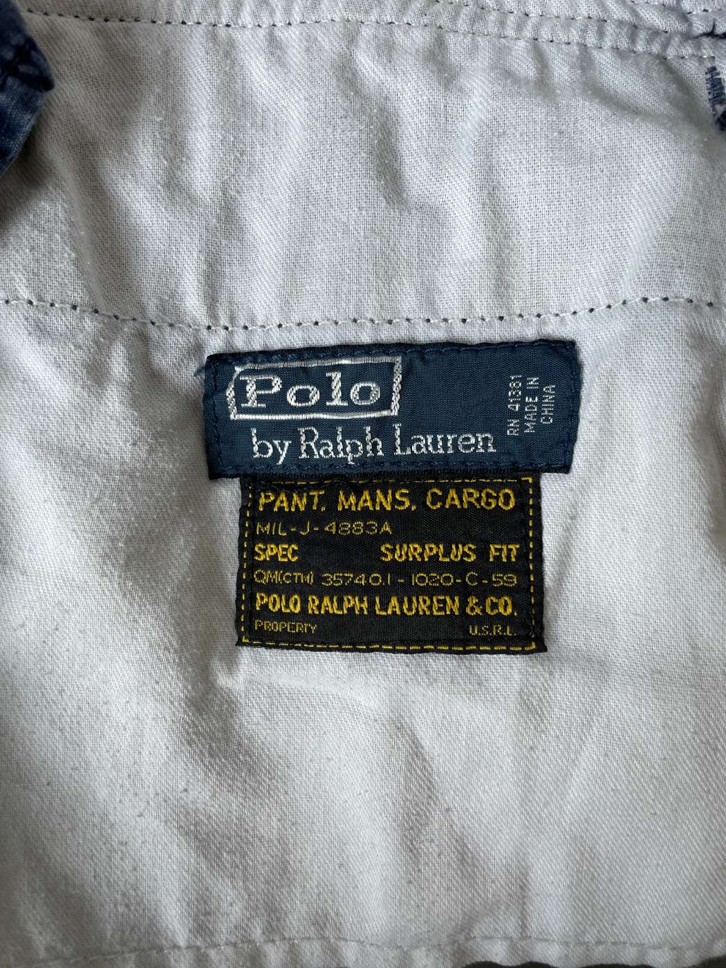 古着–90's~ Polo Ralph Lauren ミリタリー カーゴ ショートパンツ