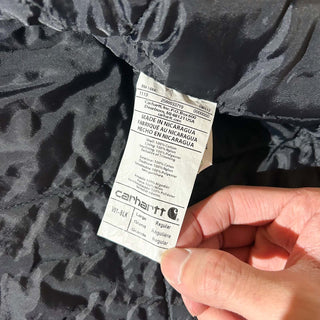 carhartt ブラック フェード 裏キルティング ダック クラシック ベスト(LARGE-REGULAR)