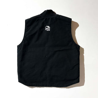 carhartt ブラック フェード 裏キルティング ダック クラシック ベスト(LARGE-REGULAR)