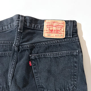 00's Levi's 505 "REGULAR FIT" ブラック デニム パンツ