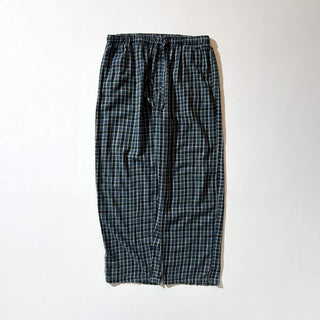 00's NAUTICA ドローコード ワイド チェック パジャマ パンツ