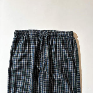 00's NAUTICA ドローコード ワイド チェック パジャマ パンツ