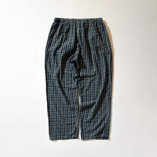 00's NAUTICA ドローコード ワイド チェック パジャマ パンツ