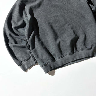 00's NIKE グレー ボロ サイドスウッシュ スウェット シャツ