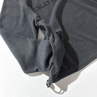 00's OLDNAVY ブランドネーム フリース ハーフジップ プルオーバー ジャケット