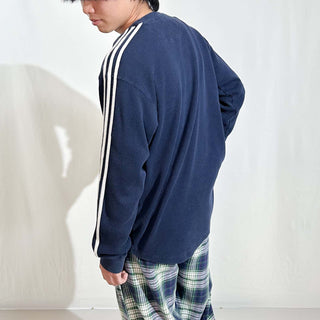 00's adidas スリーストライプス サーマル カットソー