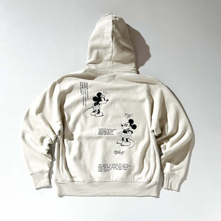 00's champion "OLD Mickey" オフホワイト リバースウィーブ ディズニー キャラクター スウェット パーカ