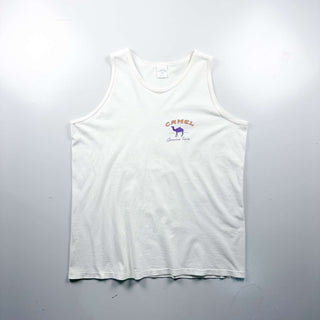90's "made in USA" CAMEL バックプリント タンクトップ