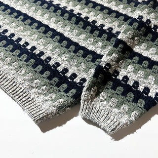 00's "made in USA" Jantzen ボーダー コットンニット セーター