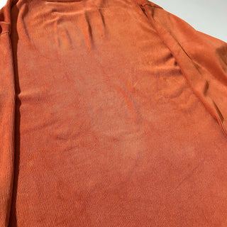 90's CHAUS オレンジ ベロア オーバーサイズ カットソー