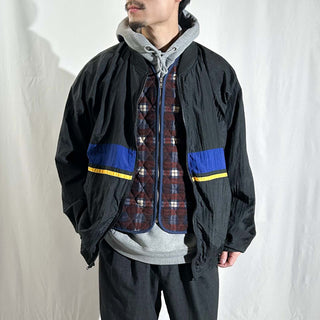 90's J.Crew チェック キルティング ベスト