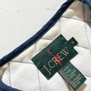 90's J.Crew チェック キルティング ベスト