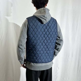 90's J.Crew チェック キルティング ベスト