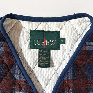 90's J.Crew チェック キルティング ベスト