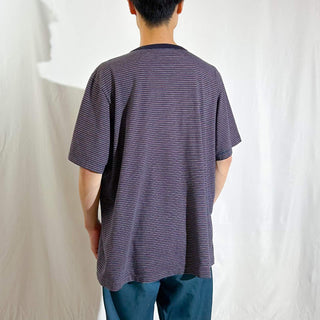 90's Lands' End マルチボーダー Tシャツ