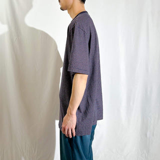 90's Lands' End マルチボーダー Tシャツ