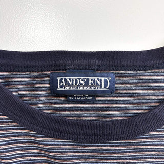 90's Lands' End マルチボーダー Tシャツ