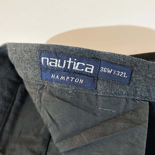 90's NAUTICA 1タック フランネル パンツ