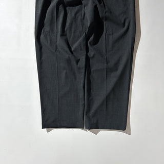 90's Perry Ellis ポリエステル×ビスコース 1タック ワイド スラックス