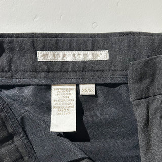 90's Perry Ellis ポリエステル×ビスコース 1タック ワイド スラックス