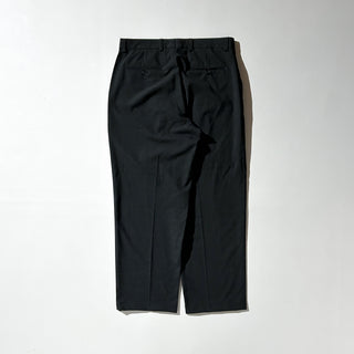 90's Perry Ellis ポリエステル×ビスコース 1タック ワイド スラックス