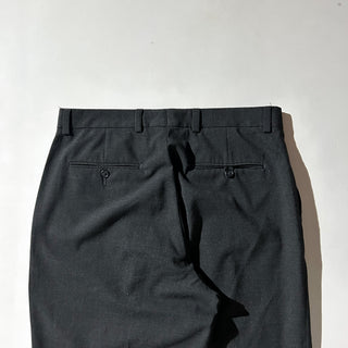 90's Perry Ellis ポリエステル×ビスコース 1タック ワイド スラックス