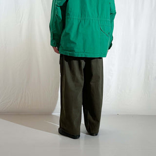 90's～00's express cargo X-pant オリーブ ドローコード チノ ワイド パンツ