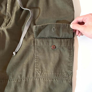 90's～00's express cargo X-pant オリーブ ドローコード チノ ワイド パンツ