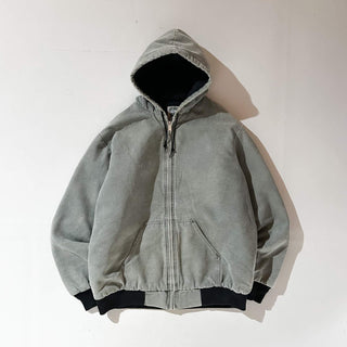 90's "made in USA" KEYSTONE CASUALS BY KEY 裏キルティング フーデッド アクティブタイプ ジャケット