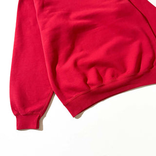 90's "made in USA" Lands' End レッド 無地 スウェット シャツ