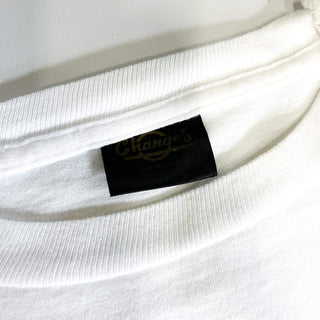 90's "made in USA" changes "BAD HAIR DAY !" peanuts キャラクター 両面プリント Tシャツ