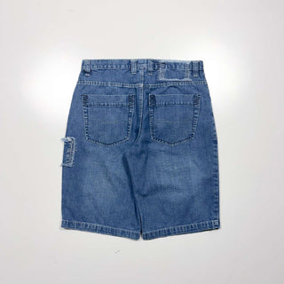 00's Brud 刺し子パッチ デニム スケーターショーツ