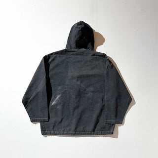 90's anchor blue ブラック デニム フーディー ジャケット