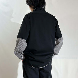 90's "made in USA" Dickies ブラック ワーク S/Sシャツ