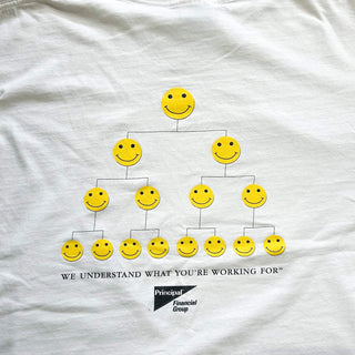 00's GILDAN スマイル 企業 両面プリント Tシャツ
