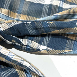 80's "made in USA" FIVE BROTHER ボロ チェック L/Sネルシャツ